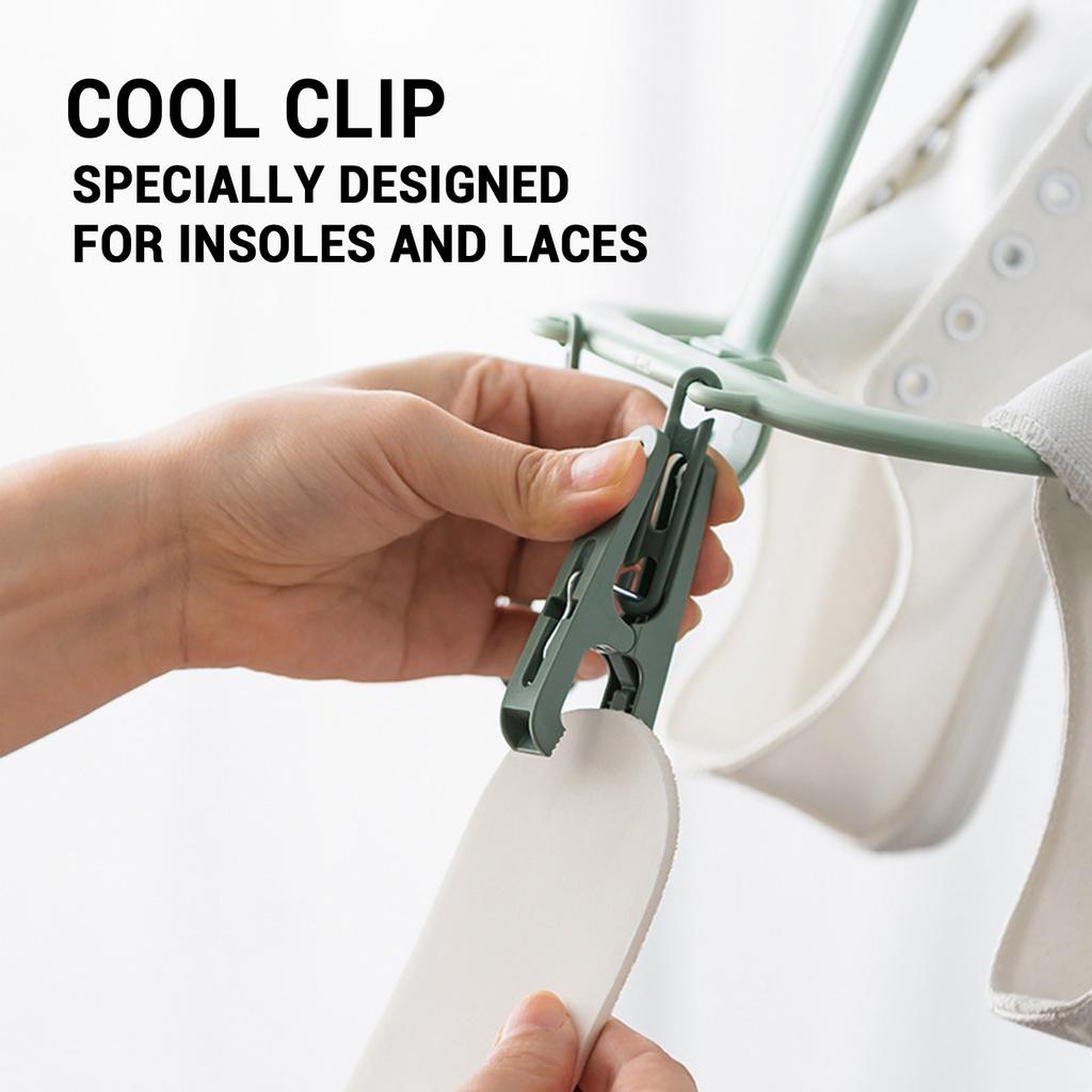 Rotating Shoe Rack Double Hook Shoe Drying Rack Household Shoe Drying Rack