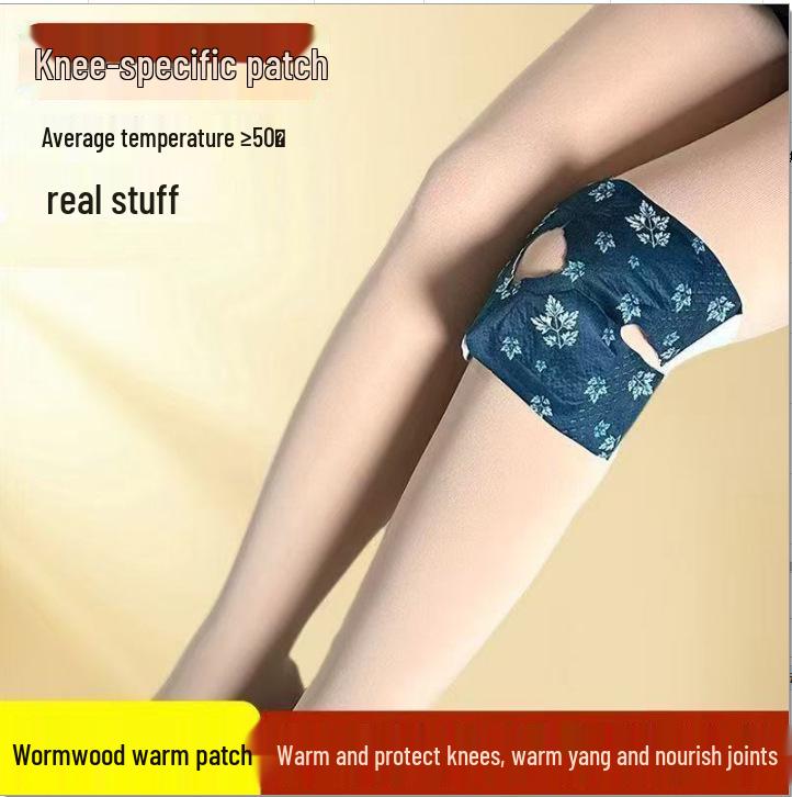 Sada hřejivých náplastí: Pás, chodidlo, krk, koleno a horký obklad s pelyňkem pro zimní ochranu proti chladu pro ženy.