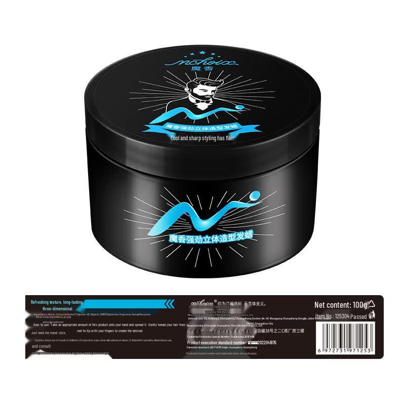 Cire Cheveux Mat Fixation Forte Moxiong
