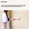 12Pieces Wood Eggs Spoon Race Game Toy for Outdoor Easter Hunting Parties Kids Group Coordination Activity Supply Toy