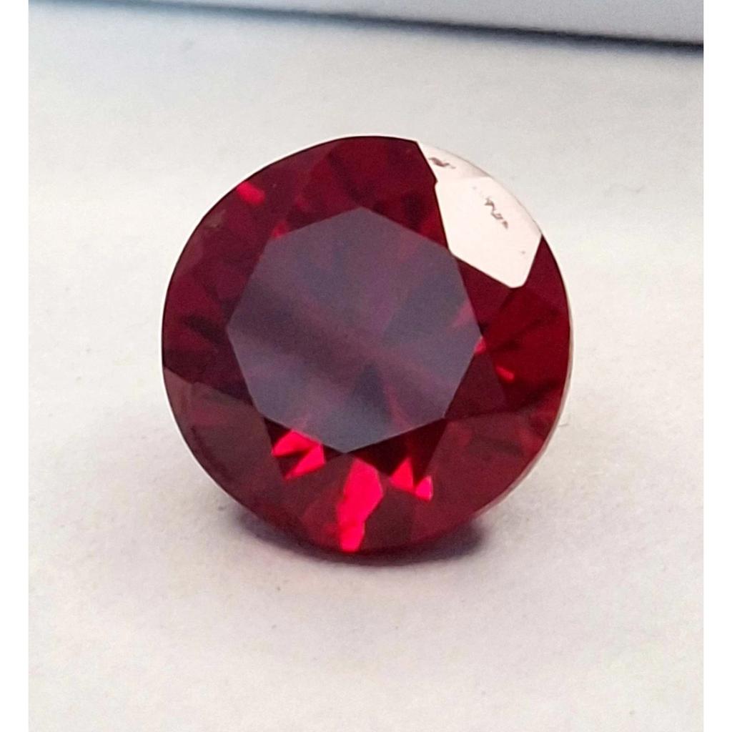 Natural Red Ruby Mozambique 8-10 Ct Round Cut Certified Beautiful Gemstone