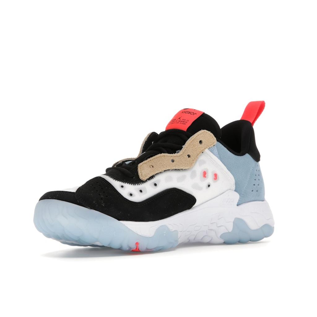 Air Jordan Delta 2 Thermo Weiß Herren Sneaker Metallic-Silber Sesam Flash-Karmesin CV8121-100