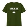 Herren Eishockey Blut Schweiß Bärte Sportfan Eis Tor Team Cooles Design Rundhals T-Shirt vintage Gewaschen Atmungsaktiv Weich Vielseitig