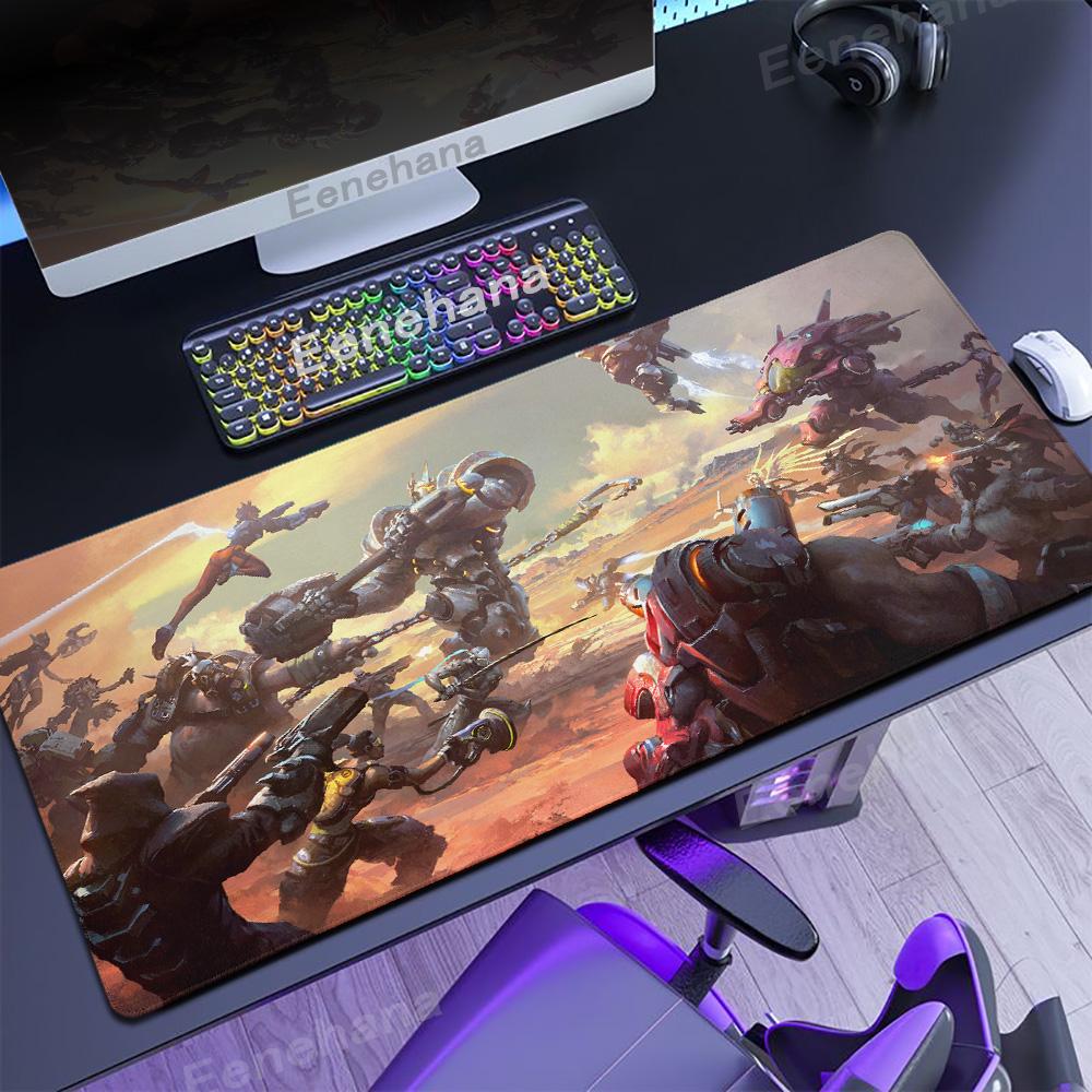 Large Overwatch PC Gamer Cabinet Mouse Pad Cute Pink Keyboard Expansion Pad Laptop Gaming Accessories Desk Mat Kawaii HD Carpet