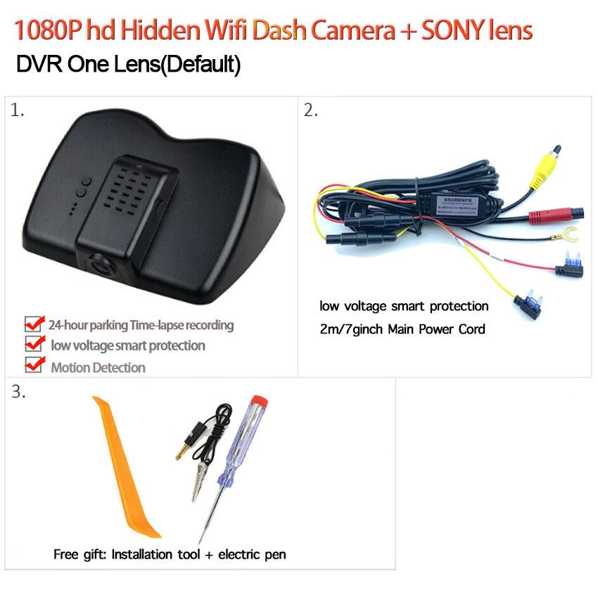 

4K Wifi Скрытый автомобильный видеорегистратор Dash Cam Camera Видеорегистратор для Jeep Grand Cherokee Overland High Altitude 2019 2020 HD Night Vision No TF Card