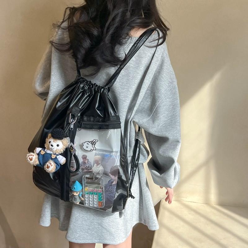 2025 new large-capacity niche design storage bag lightweight personalized commuting spring casual simple backpack