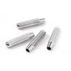 Inner Door Lock Down Bolt Trim 4PCS For Benz GLK 2009-2014 2015 Silver Aluminum