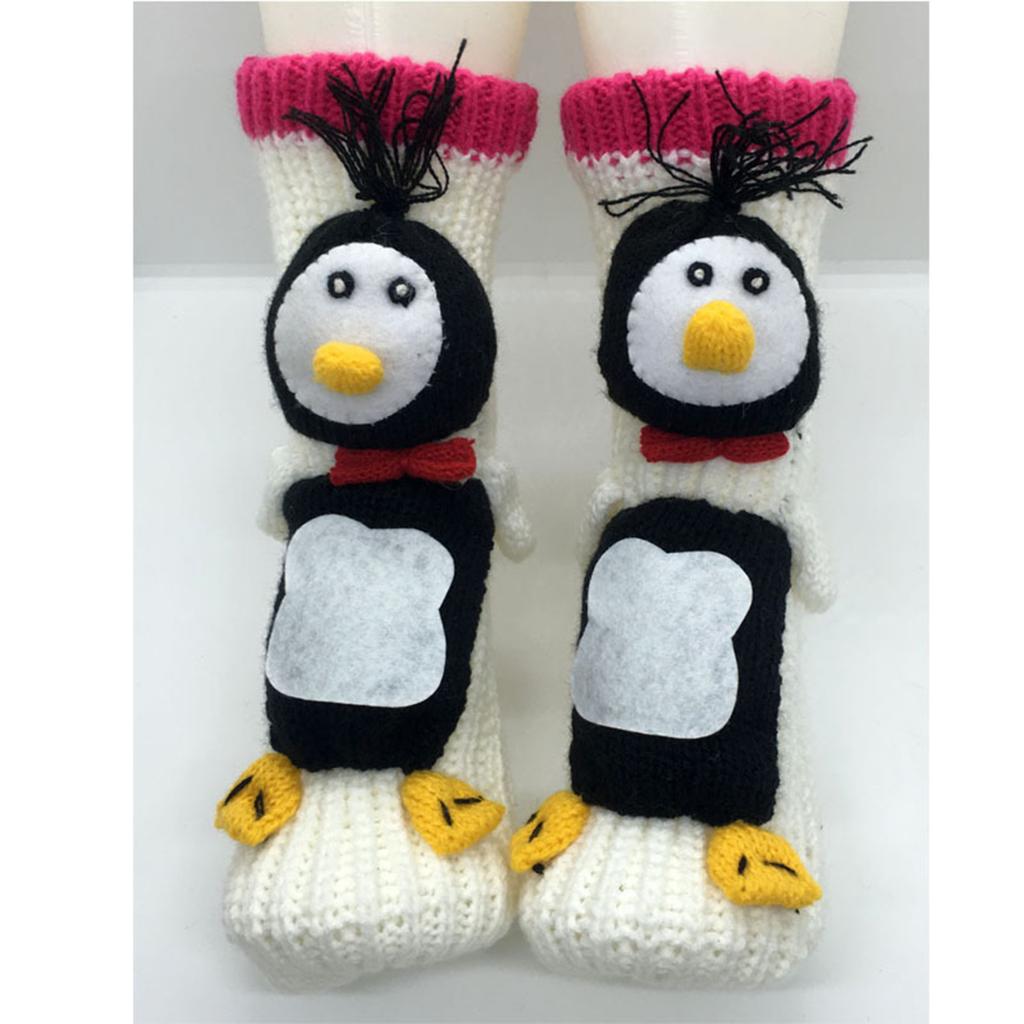 Women's 3D Cartoon Thick Woolen Socks, Adult Floor Socks, Christmas Socks