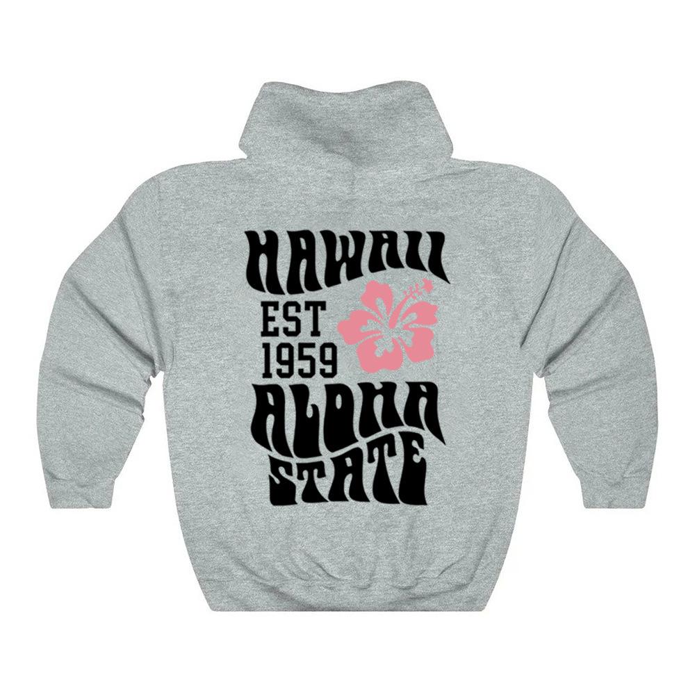 Aesthetic Hawaii Hoodie Aloha State Sweatshirt