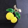 1Pc Cute Durian Brooch for Men Women Exquisite Durian Fruit Pins Trendy Accessories Party Summer Holiday Gift