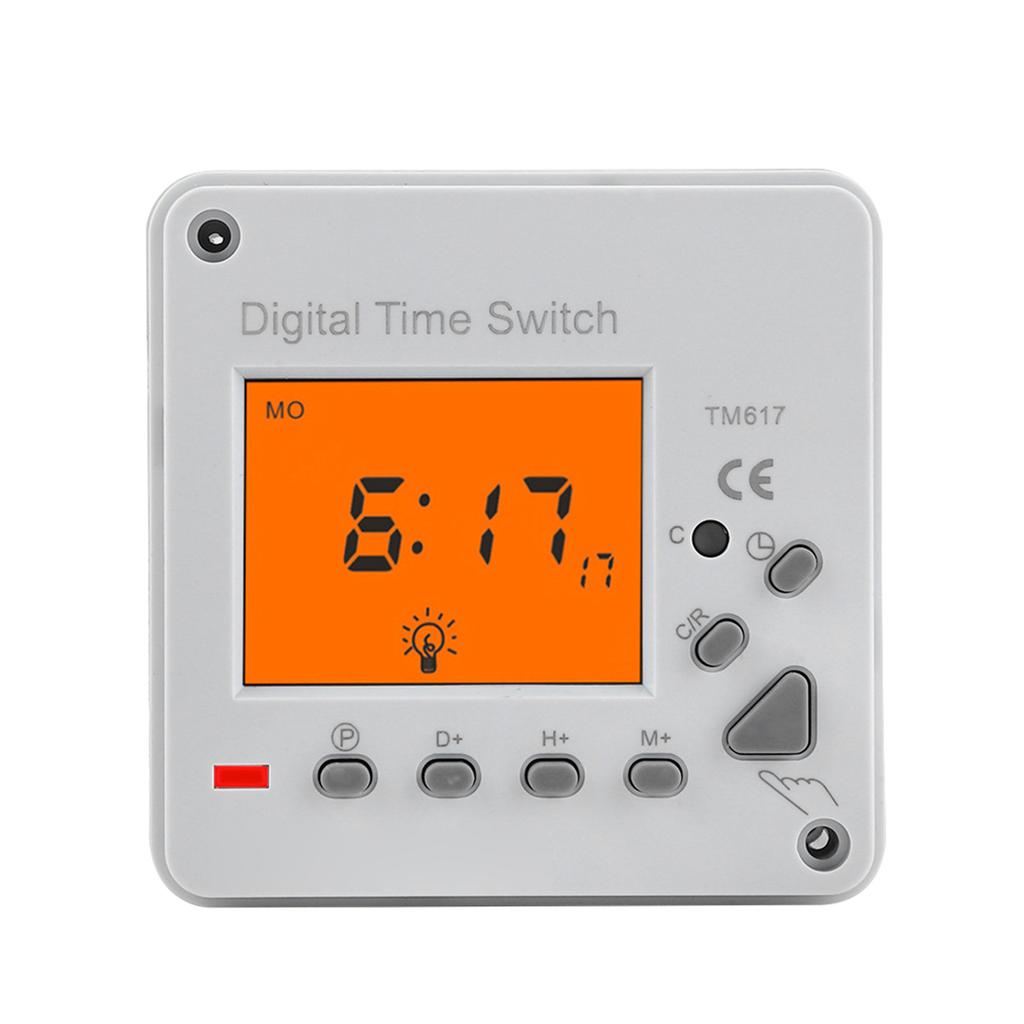 Digital Electric Durable Programmable Smart Control Switch Timer with Backlight Display(220V)