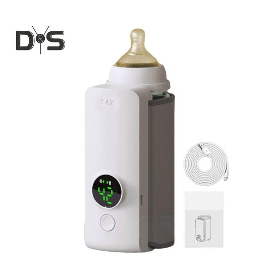 

Портативный подогреватель молока 6000 мАч, беспроводной подогреватель бутылочек, быстрый нагрев, сохранение тепла в течение 48 часов, интеллектуальный контроль температуры, удобная для путешествий детская бутылочка белый