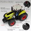 1:24er Maßstab Landwirtschaftlicher Traktor Modell Spielzeugauto Sound Licht Schiebendes Rad Lenkung Ingenieurfahrzeuge Modelle Hobby Ornamente