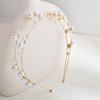 French Baroque Rhinestone Pearl Headband - Double Layer Retro Court Style Hair Accessory for Women