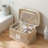 Lightweight Mesh Makeup Bag Square Cosmetic Cases Casual Transparent Mesh Cosmetic Bag Camping