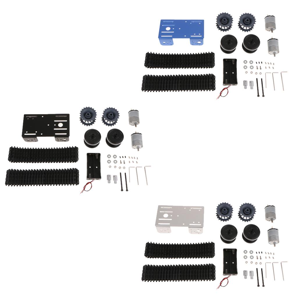 DIY 1 Robot Chassis Tank for With Crawler Motor