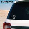 BLKUOPAR Bible Jesus Lucifer Satan Angel Demon Religious Icon Creative Car Stickers Windows Trunk Helmet Decals VAN Accessories