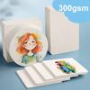 50 Sheets Watercolor Paper Bulk, 140 Lb/300 GSM Cold Press Paper White Water Color Paper For Adults Artists
