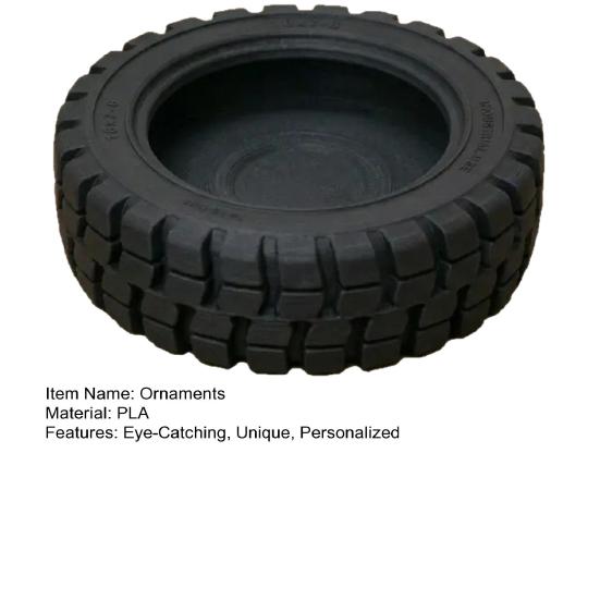 3D Printed Car Tire Storage Tray Creative Desk Organizer for Keys Coins & Small Items Novelty Decorative Tray for Home Office Unique Gift for Car