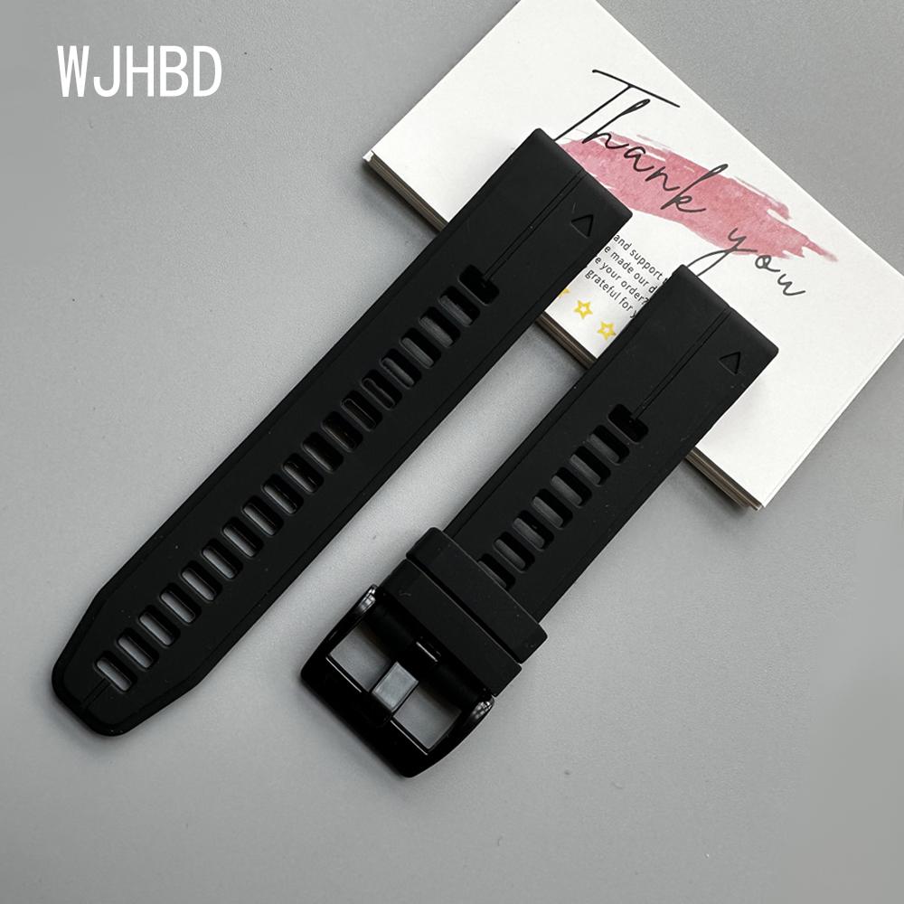 QuickFit 22mm 26mm Strap For Garmin Quatix 8 7 6 5 Sapphire Tactix 8 7 Pro Delta Bravo Silicone Band Fenix 7X 7 6X 6 5X Bracelet