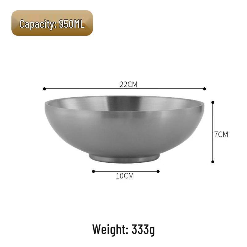 

ZISIZ Commercial 22cm Round Noodle Bowl