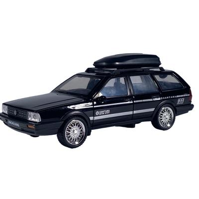 1/32 Volkswagen Santana Legierung Avant Kombi Automodell Diecast Metall Reisefahrzeug Automodell Sound- und Lichtsimulation Kinderspielzeug Geschenk