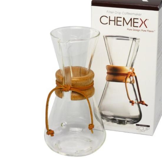 

Кофемашина CHEMEX для приготовления кофе на 3 чашки капельного типа [CHEMEX] [Продукт]