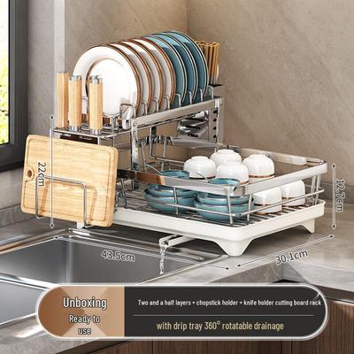 Miflame Kitchen Countertop Dish Drying Rack