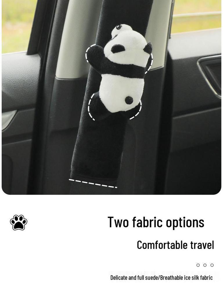 Comfortable Breathable Car Seatbelt Shoulder Pad – Anti-Chafing Protection for Long Journeys – Car Interior Accessory