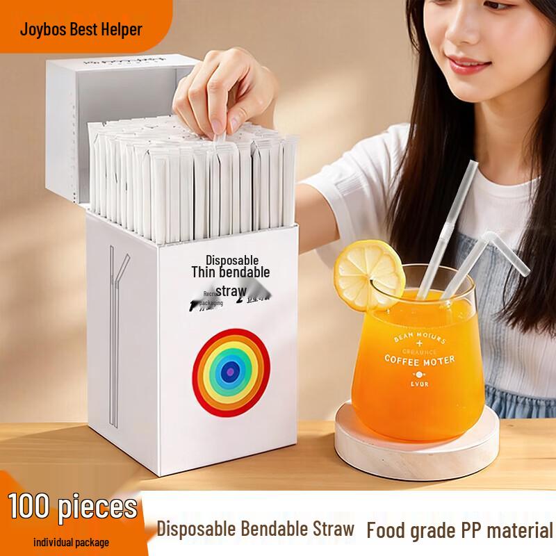 Jiabangshou Flexible Disposable Drinking Straws