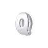 1Pcs Silvery Large/Small Polished Bead Letter Charm Pendant Suitable for Handmade Jewellery Accessories 1 Piece: VZ518