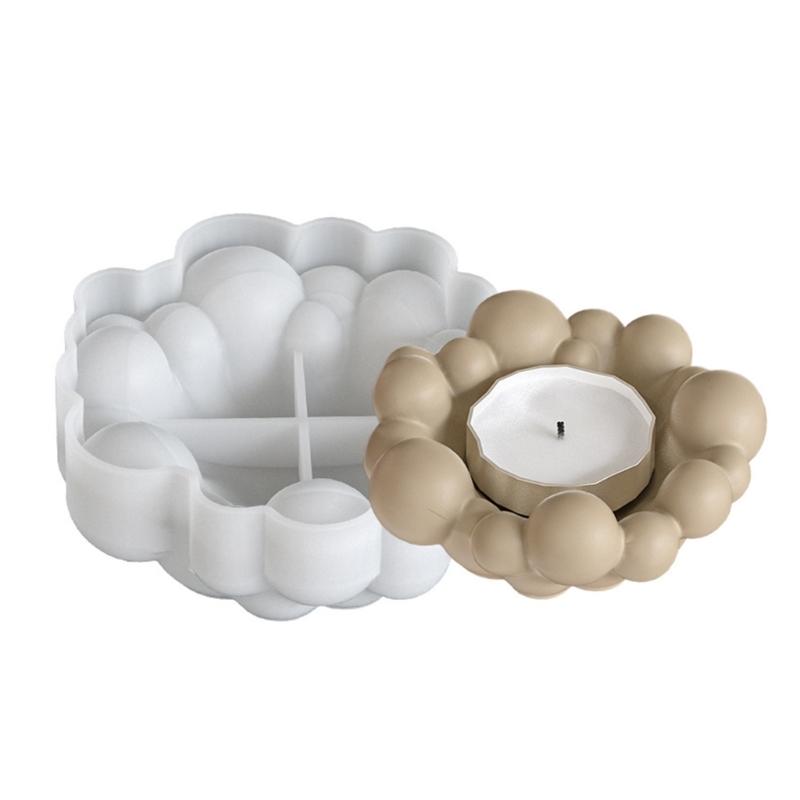 Silicone Tray Molds Cloud Shape Plate Mold Crafting Mold Suitable for Handmade Present and Restaurant Table Decorations 1