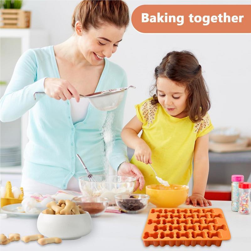 Cookie Cutter Bone Shape 25-Cavity Small Cake Cutter Reusable Dough Tool Cracker Cutters Kitchen Gadget For Homemade Treats