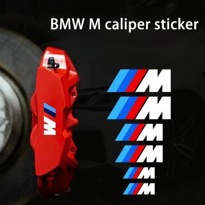 For BMW M X1 X3 For BMW E36 E39 E46 E60 E70 E90 E91 E92 F25 G20 G30 F10 F20 F30 F80 F82 M Caliper Stickers Resistant Brake Wheel Hub Stickers Sbfu3