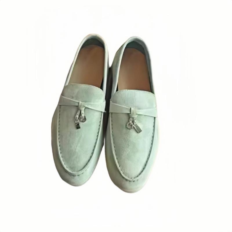 High-Grade Sheepskin Wear-Resistant Casual Loafer Shoes Couple's Loafers Customizable Colors Available A040224