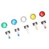 32mm Arcade Game Push Button 5 Colors LED Light Self Reset DIY Arcade Machine Button Switch for Gamepads