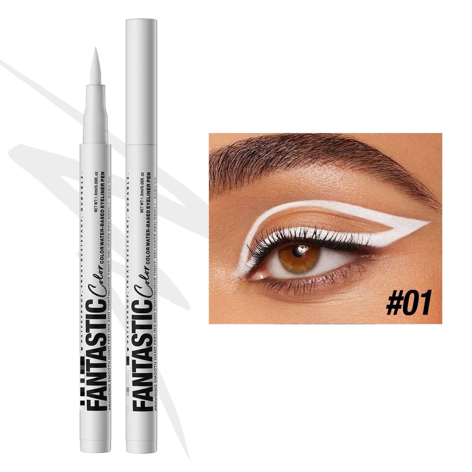 Новая жидкая двенадцатицветная подводка-ручка для глаз Single Matte Быстросохнущая