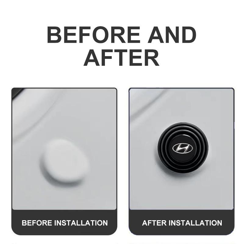 Car Door Anti-Collision Silicone Pads Shock Absorber Gasket Suitable For Hyundai i30 Tucson Elantra Venue Palisade Terracan Accent Veloster Sonata