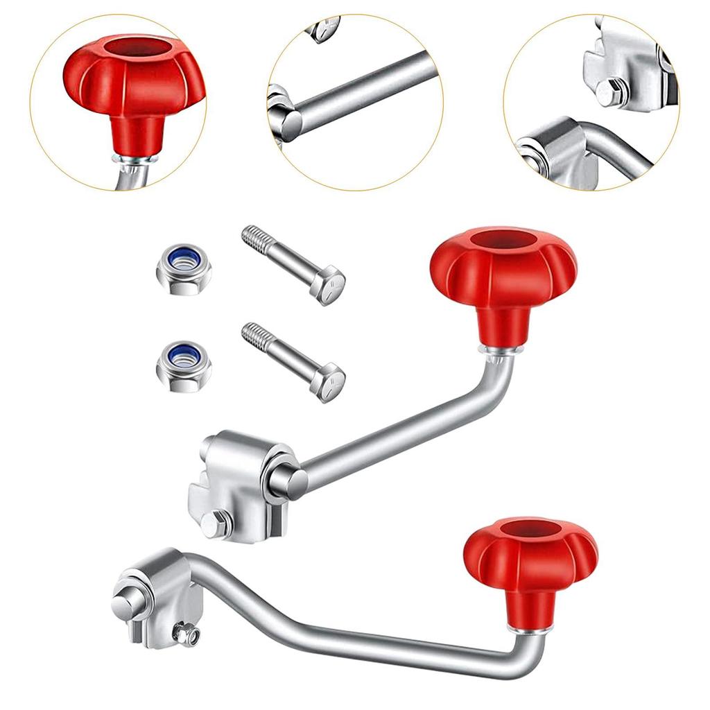 Jack Top Wind Handle Replacement Mount Hardware Equipment Garage Trailer Jack Crank Handle for Campers Roadside Assistance RV