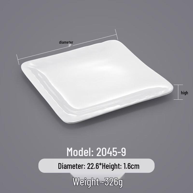 A5 Melamine Irregular Commercial Serving Plate