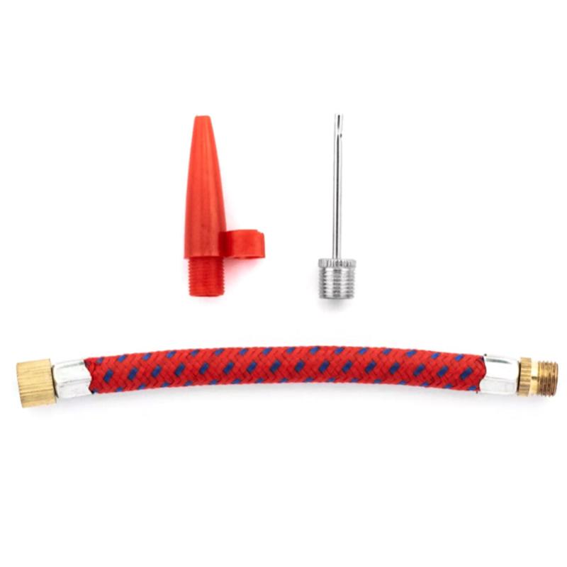 1Set Kit Ago Gonfiaggio Tubo Ago Pallone Sportivo Pallacanestro Calcio Pallavolo Camera d'Aria Pneumatico Bici Kit Gonfiatore Pompa Aria Strumento