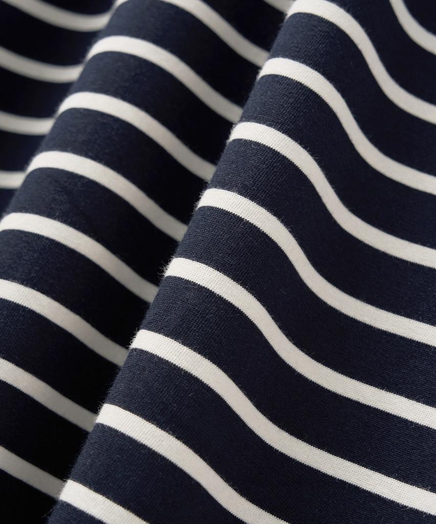 Seteo All Day Crew Neck Layered Sleeveless Top Navy Stripe