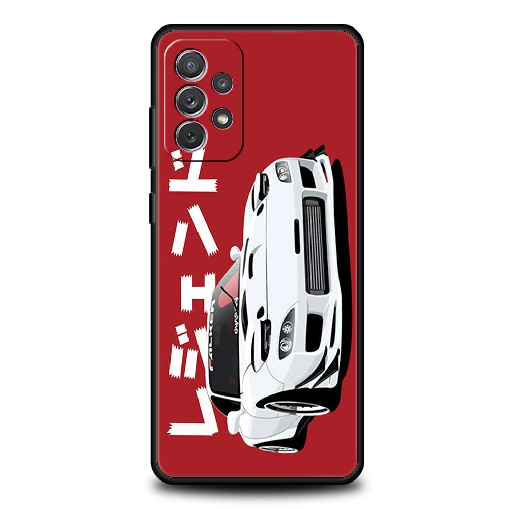 JDM Tokyo Drift Sports Car Phone Case For Samsung A51 A71 A21S A12 A11 A31 A41 A01 A03s A52 A32 A22 A13 A23 A33 A53 A73 5G Cover