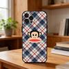CUTE T-pauls-frank-s Fashion Phone Case For iPhone17,16,15,14,13,12Plus,Pro Max,XS,5G Soft Silicone Black Cover