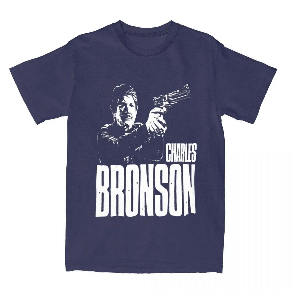 Gift Idea Charles Bronson Power Violence Merch T-Shirts for UnisexLeisure 100% Cotton Adult Tees