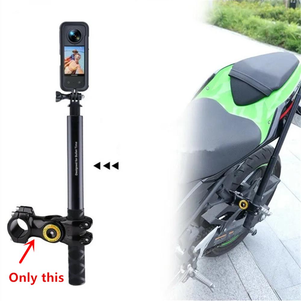 Mount for Gopro DJI Insta360 Motorcycle Bike Invisible Selfie Stick Handlebar