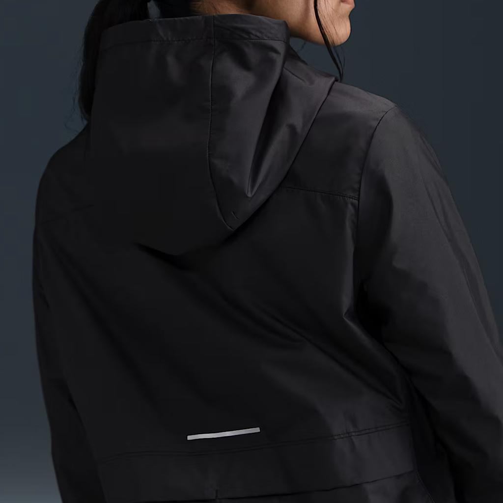 Nike Essentielle Bequeme Modische Minimalistische Vielseitige Einfarbige Kapuzenjacke Damenjacke Schwarz DX0319-010