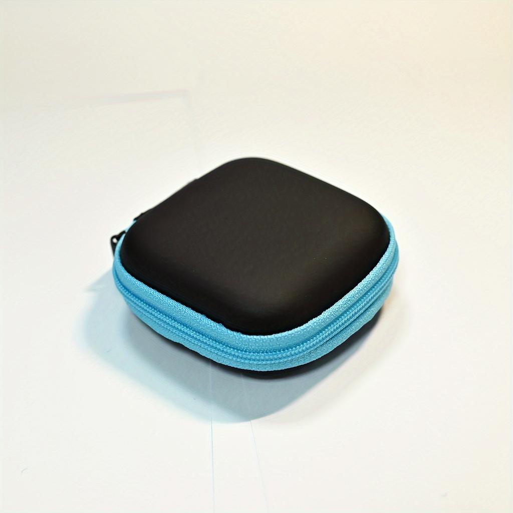 Mini Zipper Around Storage Bag, Data Cable Bag, Lightweight Travel Earphone Organizer