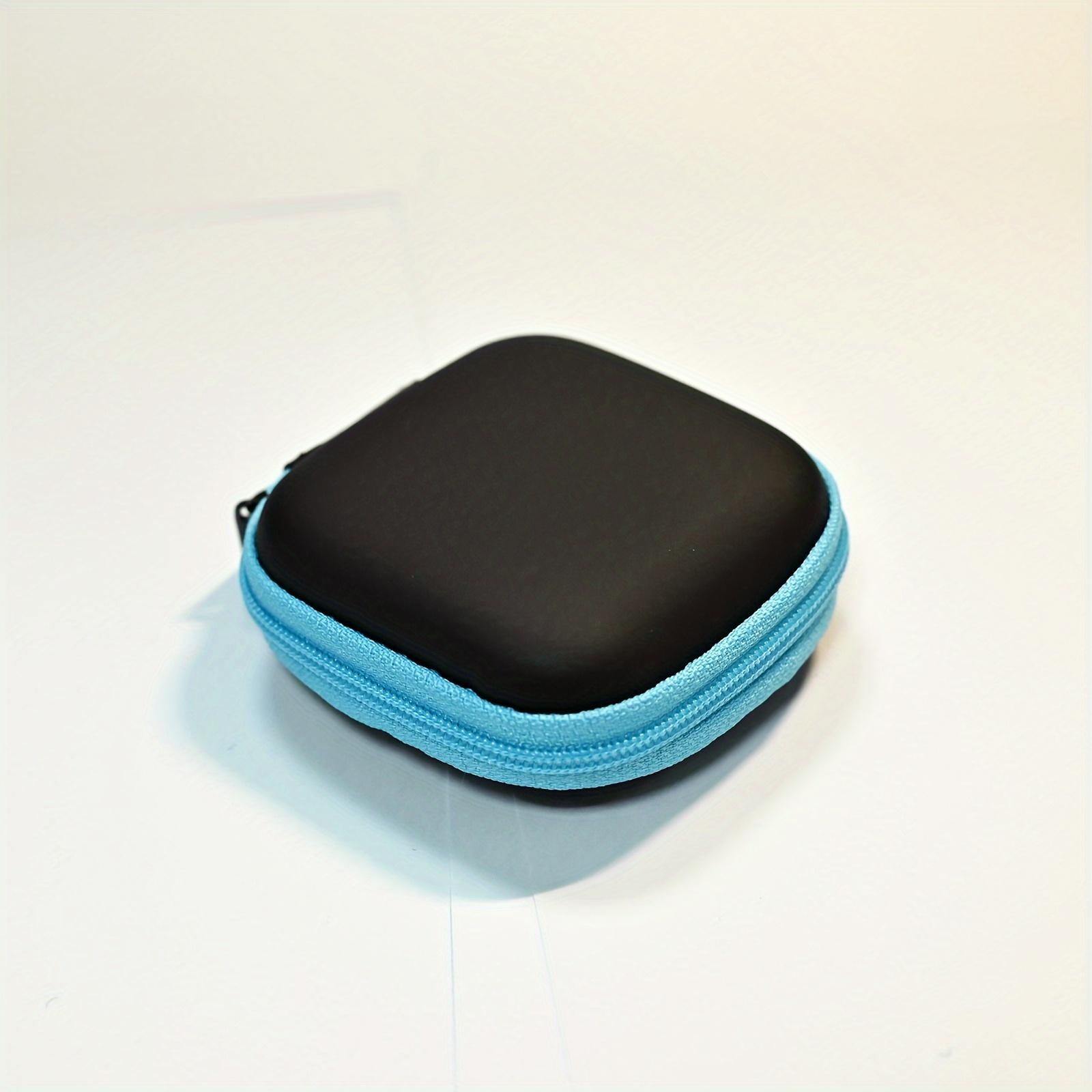 

Earphone Case Mini Zipper Headphone Bag Storage Box Portable Data Cable Bags Earphone Accessories