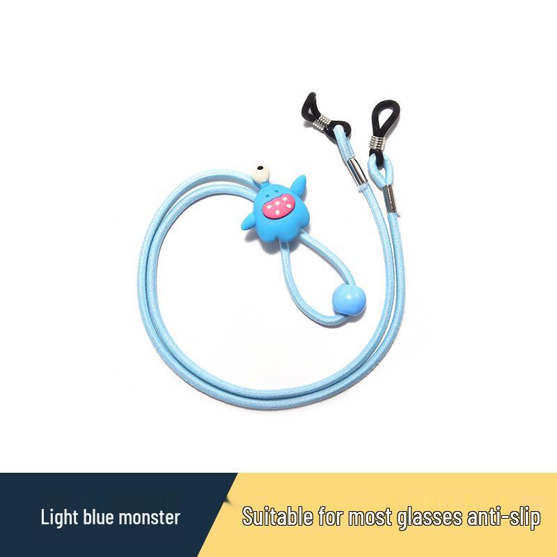 Kids' Anti-Slip Eyewear Lanyard with Sports Ear Hooks & Retractable Strap